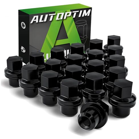 Autoptim M14x1.5 HELL LUG NUTS - استبدال لاند ROVER LR3 LR4 Range Rover Sport Discovery - End End Oem Factory 13/16 "Hex 1.81" Length 20pcs Chrome Lug Nut in Kuwait