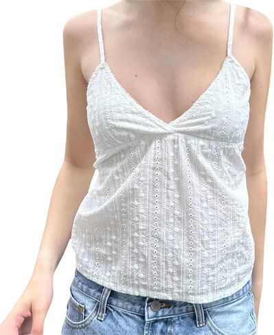 Women's Camisole Tank Tops Spaghetti Strap Cami Summer Sleeveless Going Out Top in Kuwait