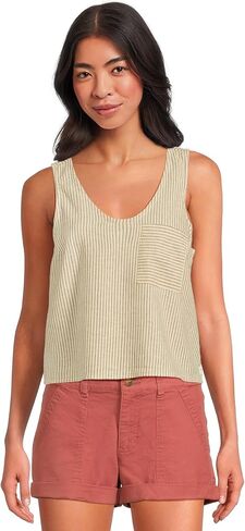 Toad&Co Women's Taj Hemp Button Back Tank in Kuwait