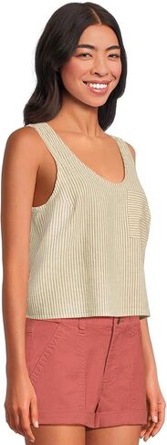 Toad&Co Women's Taj Hemp Button Back Tank in Kuwait
