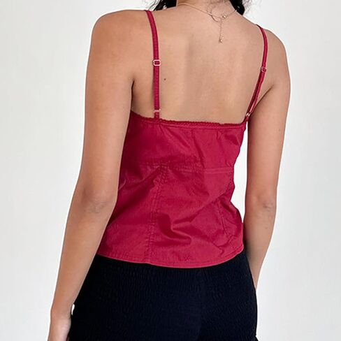 Women's Camisole Tank Tops Spaghetti Strap Cami Summer Sleeveless Going Out Top in Kuwait