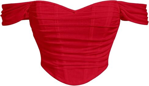 Makemechic Women's Plus Size Off الكتف Tops أكثر in Kuwait