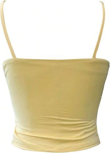 WDIRARA Women's Lace Low Cut Cami Crop Top Sexy Y2k V Neck Going Out Camisole Tops in Saudi Arabia