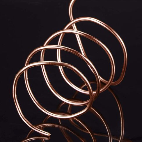 32.8 Feet Aluminum Wire, Bendable Metal Craft Wire for Making Dolls Skeleton DIY Crafts (Copper, 1 mm Thickness) in Saudi Arabia