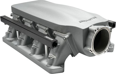 Cast For Hemi Gen III Intake Manifold 90mm Dual Throttle Body Bolt Pattern with Fuel Rail Kits (Satin) in Saudi Arabia
