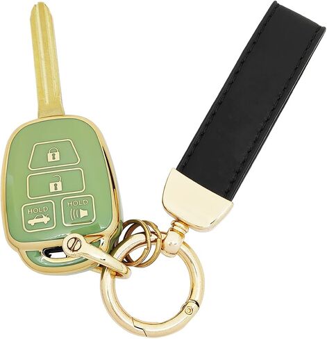 360 Degree Soft TPU Protector Key Fob Cover Case Compatible with Toyota Corolla 2014 2015 2016 2017 2018 2019 Camry 2014-2017 Tacoma 2016-2018 Keyless Entry Remote Control Key Fob (Black) in Saudi Arabia
