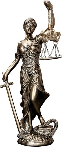 Lady of Justice Statue - Blind Goddess of Justice, Greek Roman Angel, 12 Inch, Office Decor in Saudi Arabia