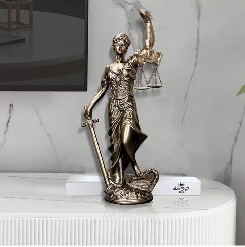 Lady of Justice Statue - Blind Goddess of Justice, Greek Roman Angel, 12 Inch, Office Decor in Saudi Arabia