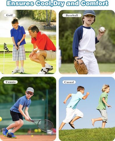Boy's Golf Shirts Short Sleeve Polo Shirts Performance Golf Clothes Print School Uniform Tennis Tops in Saudi Arabia