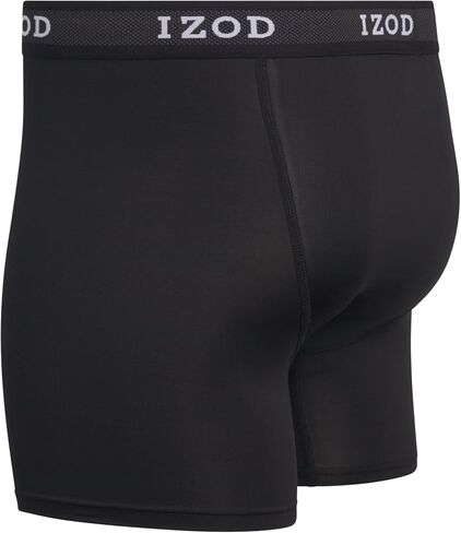 IZOD Mens Boxer Briefs - 5 Pack Stretch Performance Mens Underwear Boxers with Functional Fly Pouch (Sizes: S-2XL) in Saudi Arabia