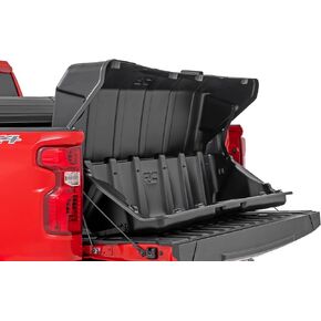 Rough Country Truck Bed Cargo Storage Box with Lid 56" – Fits All Popular Full Size Trucks, Truck Bed Organizer with Slide Out Design for Easy Tailgate Access