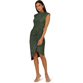 Adrianna Papell Women's Metallic Knit Sleeveless Dress