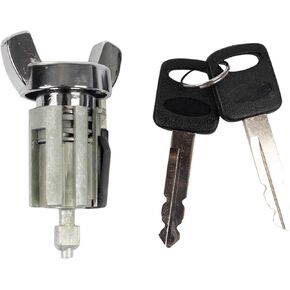 TRQ Ignition Lock Cylinder Compatible with 1986-1994 Ford 1985-1989 Lincoln 1987-1994 Mercury