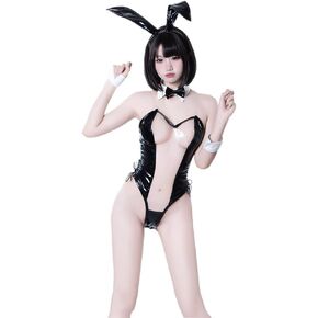 sexy bunny outfit for women lingerie costume playboy Cosplay Maid Bunny Girl Naughty Underwear Outfits Anime One Piece Bodysuit Babydoll Roleplay ears for Party Christmas Halloween set black