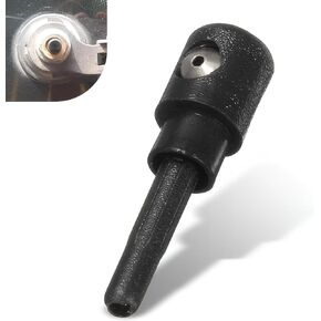 1 PC Automotive ABS Plastic Single Hole Rear Windshield Washer Nozzle, Replacement OEM Part Number #3B9955985A, Compatible with BMW Mini R50 R53 E87 Civic Mercedes-Benz W169 (Black)