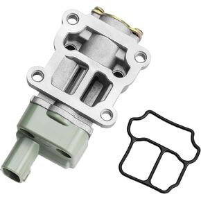 NPAUTO Idle Air Control Valve Compatible with Honda Civic Del Sol 1996 1997 1998 1999 2000, 97-00 Acura EL, 1.6L L4 AC184 AC186