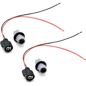 Set of 2 Fender Turn Signal Side Marker Corner Light Socket & Connector Wire Harness Compatible For Honda CR-V 2015 2016,Accord 2010 2011 2012,Acura 2011 2012 2013 33304-S5A-003