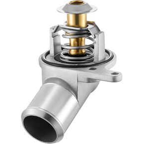 BDFHYK 902-700 Upgrade Aluminium Coolant Thermostat Housing Assembly Compatible with Escalade ESV Silverado Suburban Tahoe Sierra Yukon 4.8L 5.3L 5.7L 6.0L Replace 14298 33910