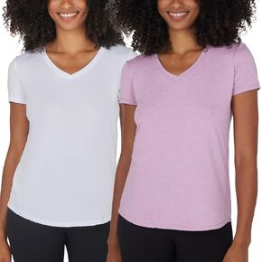 90 درجة بواسطة رد الفعل القصيرة القصيرة V -Neck Top - 2 Pack