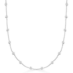 روس سايمونز 4.50 CT. T.W. قلادة محطة CZ