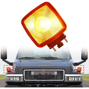 Secosautoparts Turn Turn Lamp ملاءمة لـ Chevy Chevrolet C4500 C5500 C6500 C7500 C60