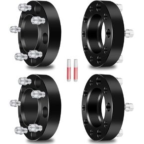 ECCPP 4PCS 1.5 بوصة 5x150mm إلى 5x150mm فواصل العجلات Hubcentric 5 Fit FIND 2008-2022 لـ TOYOTA for Sequoia 2007-2021 for toyota for tundra مع 14x1.5 studs