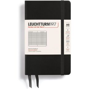 LEUCHTTURM1917 - Notebook Hardcover Medium A5-251 Numbered Pages for Writing and Journaling (Mint Green, Plain)