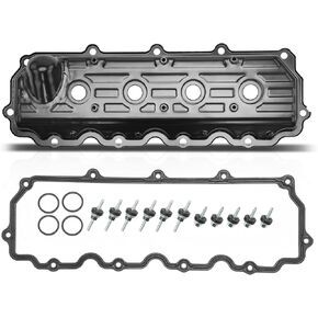 A-Premium Engine Valve Cover, with Gasket & Mounting Bolts Compatible with Ford F-250 Super Duty, F-350 Super Duty, F-450 Super Duty, F-550 Super Duty, 2004-2007, Excursion 2004-2005