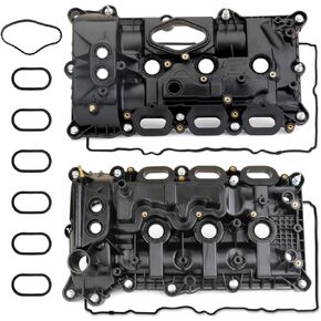 MITZONE Upgrade Engine Valve Cover Kit Compatible with Ford Lincoln Expedition F-150 Navigator 2017-2022 3.5L V6 Gas Turbocharged