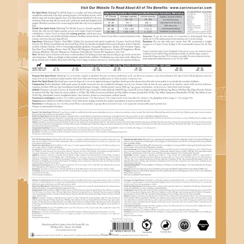 طعام الكلاب من Canine Caviar Open Sky - طعام الكلاب القلوي الشامل ذو المكونات المحدودة - جميع مراحل الحياة - خالي من الغلوتين، طعام الكلاب فائق الجودة - بشرة ومعطف صحي - البط والكينوا - 22 رطلاً in Kuwait