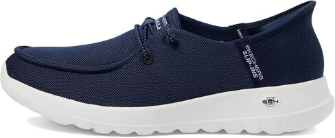 Skechers Women's Hands Free Slip-Ins Go Walk Joy Moc Toe Casual Shoe Sneaker, Navy/Lavender, 7.5 in Saudi Arabia