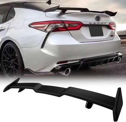 ZXMOTO Fits 2018 2019 2020 2021 2022 2023 2024 2025 Toyota Camry Rear Spoiler Wing ABS Gloss Black in Kuwait