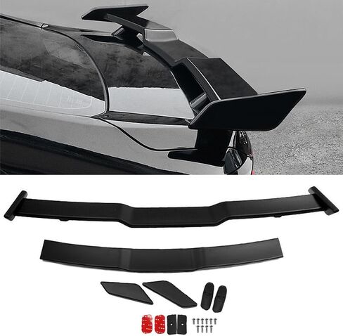 ZXMOTO Fits 2018 2019 2020 2021 2022 2023 2024 2025 Toyota Camry Rear Spoiler Wing ABS Gloss Black in Kuwait