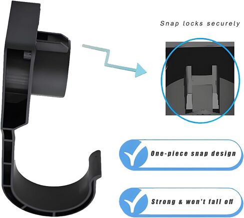 EV Vehicle SAE J1772 Wall-Mount Charger Holder, Portable Space Saving Charging Cable Organizer Cord Hanger Wire Hooks (J1772-01) in Kuwait