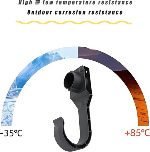 EV Vehicle SAE J1772 Wall-Mount Charger Holder, Portable Space Saving Charging Cable Organizer Cord Hanger Wire Hooks (J1772-01) in Kuwait