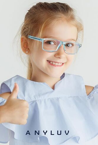 ANYLUV Blue Light Glasses for Kids, Blue Light Blocking Glasses for Girls/Boys, Teen Gaming Glasses Anti Eyestrain in Saudi Arabia