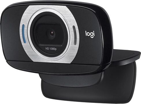 Logitech HD Laptop Webcam C615 with Fold-and-Go Design, 360-Degree Swivel, 1080p Camera in Saudi Arabia