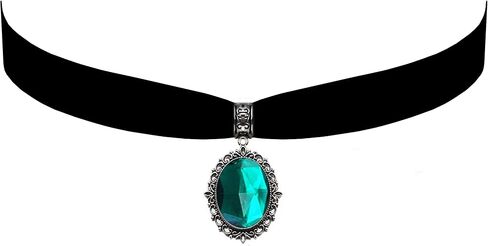 Victorian Vault Gothic Steampunk Victorian Pendant on Black Velvet Choker in Saudi Arabia