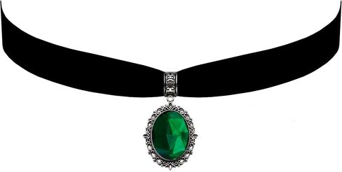 Victorian Vault Gothic Steampunk Victorian Pendant on Black Velvet Choker in Saudi Arabia