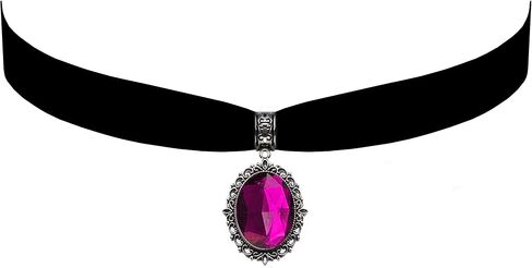 Victorian Vault Gothic Steampunk Victorian Pendant on Black Velvet Choker in Saudi Arabia