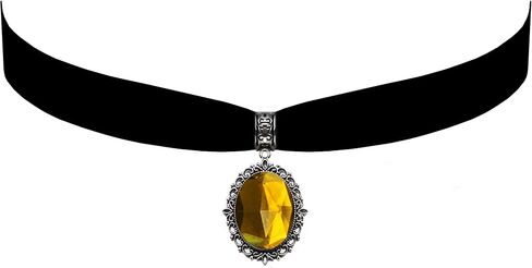 Victorian Vault Gothic Steampunk Victorian Pendant on Black Velvet Choker in Saudi Arabia