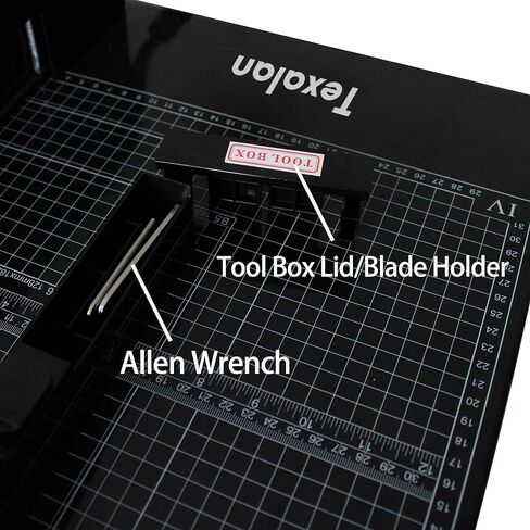 TEXALAN Heavy Duty Guillotine Paper Cutter - 400 Sheets Capacity, A4 12" Stack Paper Trimmer, Steel Base, Black in Saudi Arabia