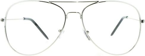 SA106 Classic Wire Rim Tear Drop Shape Pilot Clear Lens Eye Glasses in Saudi Arabia