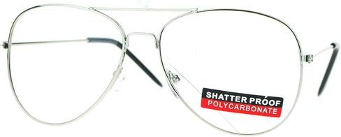SA106 Classic Wire Rim Tear Drop Shape Pilot Clear Lens Eye Glasses in Saudi Arabia