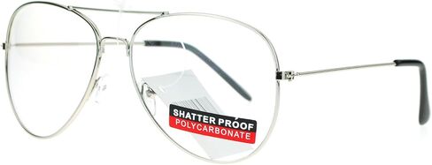 SA106 Classic Wire Rim Tear Drop Shape Pilot Clear Lens Eye Glasses in Saudi Arabia