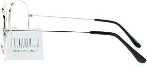 SA106 Classic Wire Rim Tear Drop Shape Pilot Clear Lens Eye Glasses in Saudi Arabia