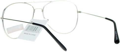 SA106 Classic Wire Rim Tear Drop Shape Pilot Clear Lens Eye Glasses in Saudi Arabia