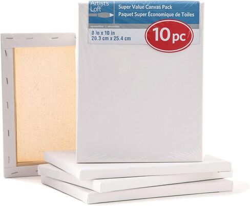 Michaels 6 Pack 10"; x 20"; Super Value Canvas Pack by Artist's Loft™ Necessities™ in Saudi Arabia