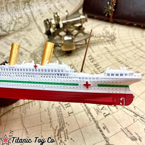 Sands3D RMS Titanic Model Ship 1 Ft Long Assembled Titanic Toys For Kids, Historically Accurate Titanic Toy, Titanic Ship, Titanic Cake Topper, Titanic Figurine, Titanic Boat, Titanic Replicas in Saudi Arabia