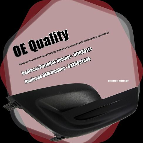 CarPartsDepot Fog Lamp Light Cover For NISSAN ALTIMA 2013-2015 (Driver and Passenger Side) in Saudi Arabia